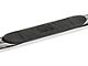 Platinum 4-Inch Oval Side Step Bars; Black (07-14 Sierra 3500 HD Crew Cab)