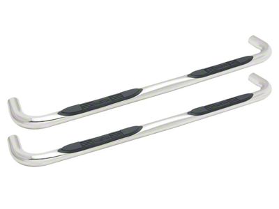 E-Series 3-Inch Nerf Side Step Bars; Stainless Steel (07-14 Sierra 3500 HD Extended Cab)