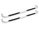 E-Series 3-Inch Nerf Side Step Bars; Stainless Steel (07-14 Sierra 3500 HD Extended Cab)