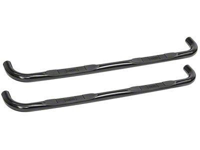 E-Series 3-Inch Nerf Side Step Bars; Black (07-14 Sierra 3500 HD Extended Cab)