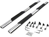 5-Inch Nerf Side Step Bars; Stainless Steel (07-14 Sierra 3500 HD Crew Cab)