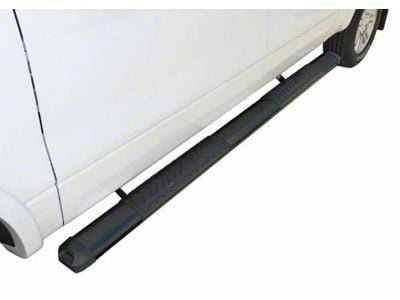 STX400 Running Boards; Black (20-25 Sierra 3500 HD Double Cab)