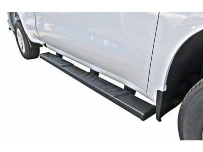 STX500 Running Boards; Black (07-19 Sierra 3500 HD Extended/Double Cab)