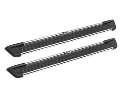 Sure-Grip Running Boards; Brushed Aluminum (07-14 Sierra 3500 HD Regular Cab)