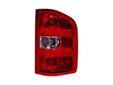 Replacement Tail Light; Chrome Housing; Red/Clear Lens; Passenger Side (07-14 Sierra 3500 HD)