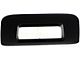 Tailgate Handle Bezel; Smooth Black; Without Keyhole (07-14 Sierra 3500 HD)