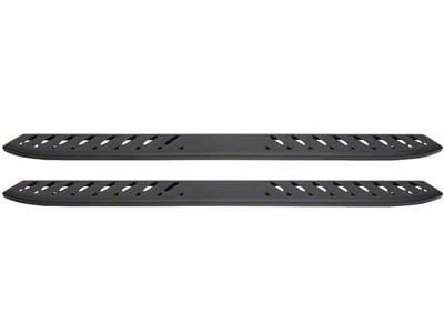 Thrasher Running Boards; Textured Black (20-25 Sierra 3500 HD Double Cab)