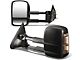 Towing Mirror; Powered; Heated; Smoked Signal; Black; Pair (14-17 Sierra 3500 HD)