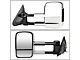 Towing Mirror; Powered; Heated; Smoked Amber LED Signal; Chrome; Pair (15-17 Sierra 3500 HD)