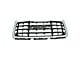 Upper Replacement Grille; Black/Dark Gray with Chrome Trim (07-10 Sierra 3500 HD)