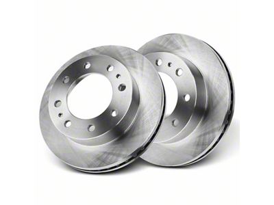 Vented 8-Lug Rotors; Front Pair (07-10 Sierra 3500 HD SRW)