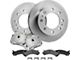 Vented 8-Lug Brake Rotor, Pad and Caliper Kit; Front (07-10 Sierra 3500 HD SRW)