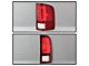 Version 2 Light Bar LED Tail Lights; Red Housing; Clear Lens (07-14 Sierra 3500 HD DRW)