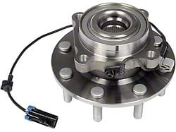 Wheel Hub and Bearing Assembly; Front (07-10 Sierra 3500 HD)