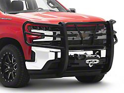 Westin HDX Winch Mount Modular Grille Guard; Black (19-25 Silverado 1500, Excluding Diesel & ZR2)