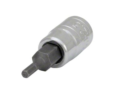 1/4-Inch Drive Socket; Metric; Hex Bit