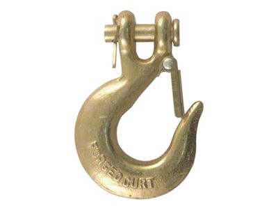 1/4-Inch Safety Latch Clevis Hook; 12,600 lb.