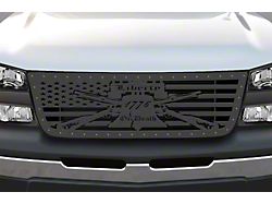 1-Piece Steel Upper Grille Insert; Liberty Or Death (03-06 Silverado 1500)