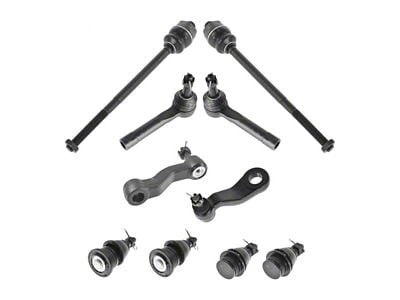 10-Piece Steering and Suspension Kit for 3-Groove Pitman Arms (99-06 4WD Silverado 1500)