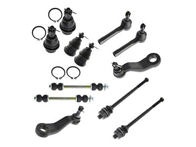 12-Piece Steering and Suspension Kit for 4-Groove Pitman Arms (99-06 4WD Silverado 1500)