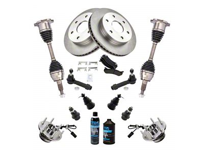 13-Piece Steering, Suspension and Brake Kit (99-06 4WD Silverado 1500 w/ Rear Disc Brakes)