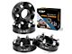 1.50-Inch Hubcentric Pro Billet Wheel Spacers; Black (99-24 Silverado 1500)