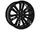 2015 Sierra Replica Gloss Black 6-Lug Wheel; 22x9; 24mm Offset (19-25 Silverado 1500)