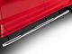 3-Inch Straight Nerf Side Step Bars; Stainless Steel (19-25 Silverado 1500 Crew Cab)