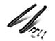 4-Inch Nerf Side Step Bars; Black (99-13 Silverado 1500 Regular Cab)