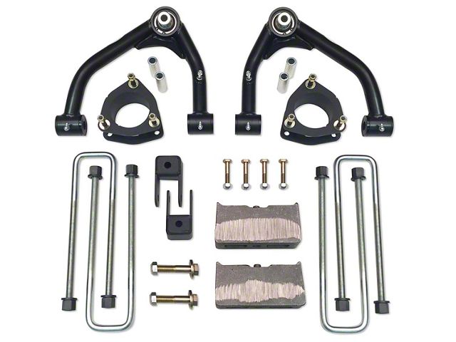 Tuff Country 4-Inch Uni-Ball Upper Control Arm Suspension Lift Kit (14-18 2WD Silverado 1500 w/ Stock Cast Aluminum or Stamped Steel Control Arms)
