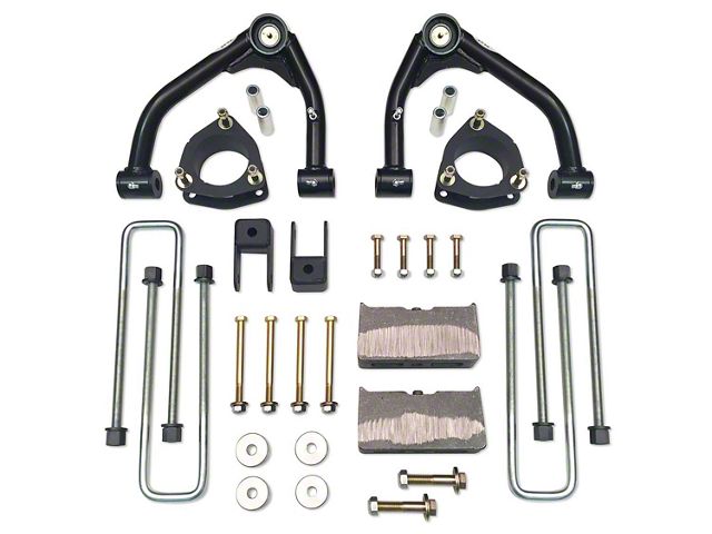 Tuff Country 4-Inch Upper Control Arm Suspension Lift Kit with SX8000 Shocks (14-18 4WD Silverado 1500 w/ Stock Cast Aluminum or Stamped Steel Control Arms)