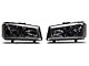 4-Piece Headlights with Clear Corner Lights; Smoked Housing; Clear Lens (03-06 Silverado 1500)