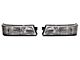 4-Piece Headlights with Clear Corner Lights; Smoked Housing; Clear Lens (03-06 Silverado 1500)
