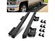 4.75-Inch Running Boards; Textured Black (07-18 Silverado 1500 Crew Cab)