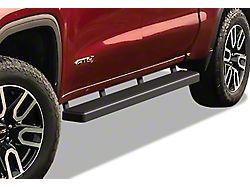 5-Inch iStep Running Boards; Black (19-25 Silverado 1500 Crew Cab)