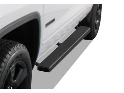 5-Inch iStep Running Boards; Black (19-24 Silverado 1500 Double Cab)