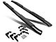 5-Inch Nerf Side Step Bars; Black (04-13 Silverado 1500 Crew Cab)