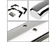 5-Inch Nerf Side Step Bars; Stainless Steel (99-13 Silverado 1500 Regular Cab)