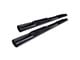 5-Inch Oval Straight Side Step Bars; Black (19-25 Silverado 1500 Crew Cab)