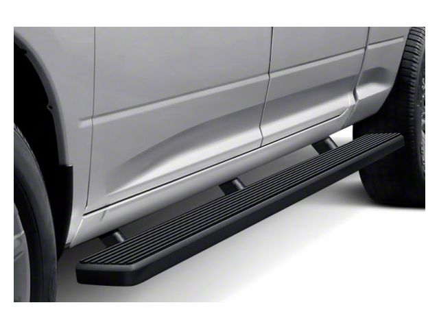 6-Inch iStep Wheel-to-Wheel Running Boards; Black (07-13 Silverado 1500 Extended Cab w/ 5.80-Foot Short Box)