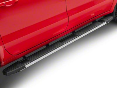 6-Inch Running Boards; Stainless Steel (19-25 Silverado 1500 Crew Cab)