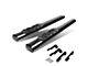 6-Inch Straight Nerf Side Step Bars; Black (99-13 Silverado 1500 Regular Cab)