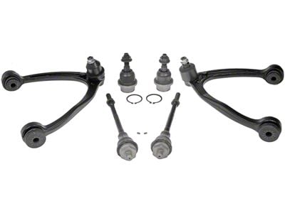 6-Piece Front Suspension and Steering Kit (07-16 Silverado 1500 w/ Stock Cast Steel Control Arms)