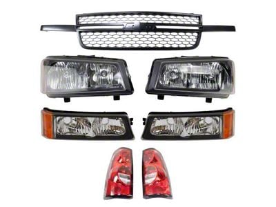 6-Piece Lighting Kit with Upper Grille (03-06 Silverado 1500 Fleetside)