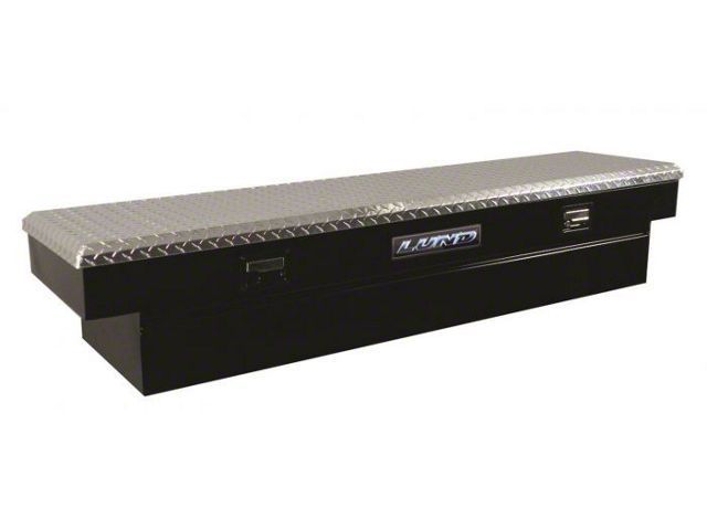 70-Inch Aluminum Economy Crossover Tool Box; Black (Universal; Some Adaptation May Be Required)