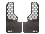 8-Inch Rek Mesh Offset Mud Flaps; Front or Rear; White (Universal; Some Adaptation May Be Required)