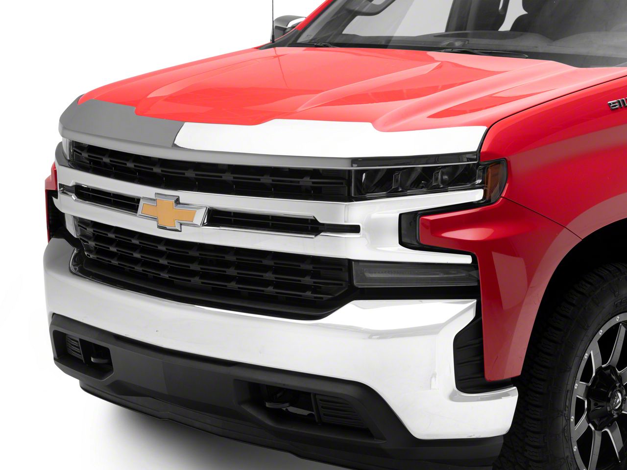 Silverado 1500 Aeroskin Hood Protector; Chrome (19-25 Silverado 1500 ...