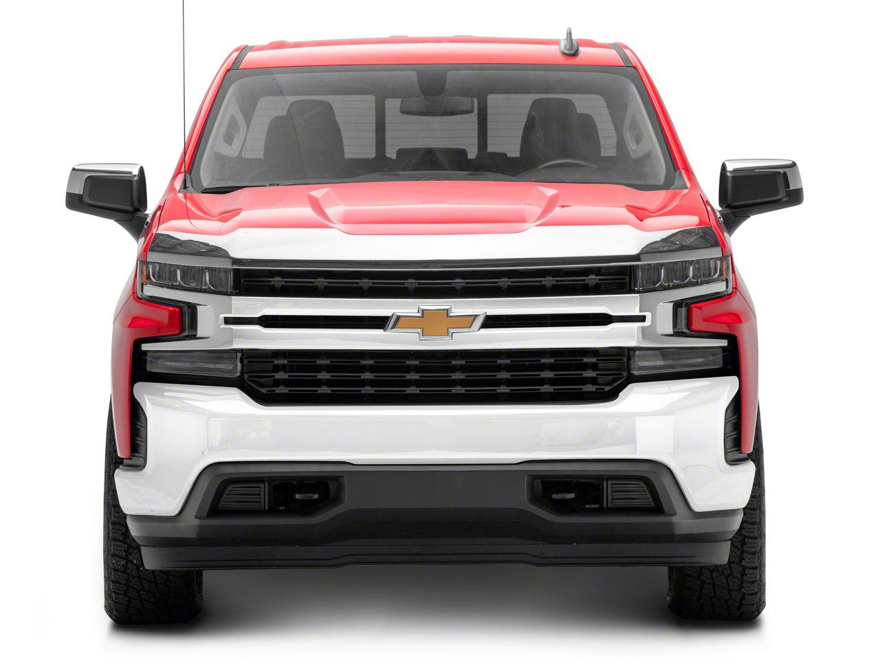 Silverado 1500 Aeroskin Hood Protector; Chrome (19-25 Silverado 1500 ...