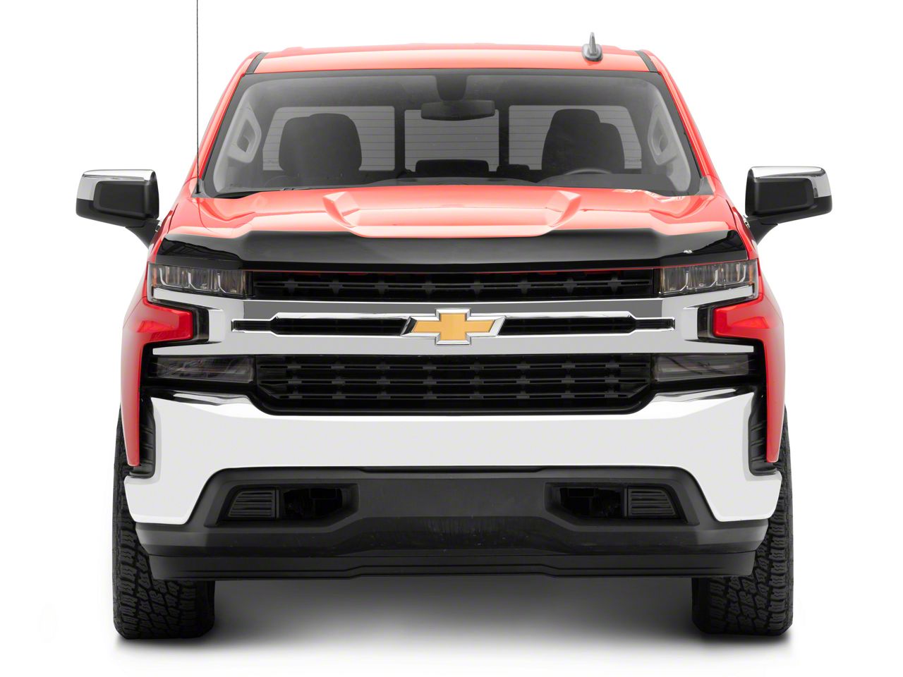 Silverado 1500 Aeroskin Hood Protector; Dark Smoke (19-25 Silverado ...