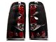 Altezza Tail Lights; Glossy Black Housing; Clear Lens (99-06 Silverado 1500 Fleetside)